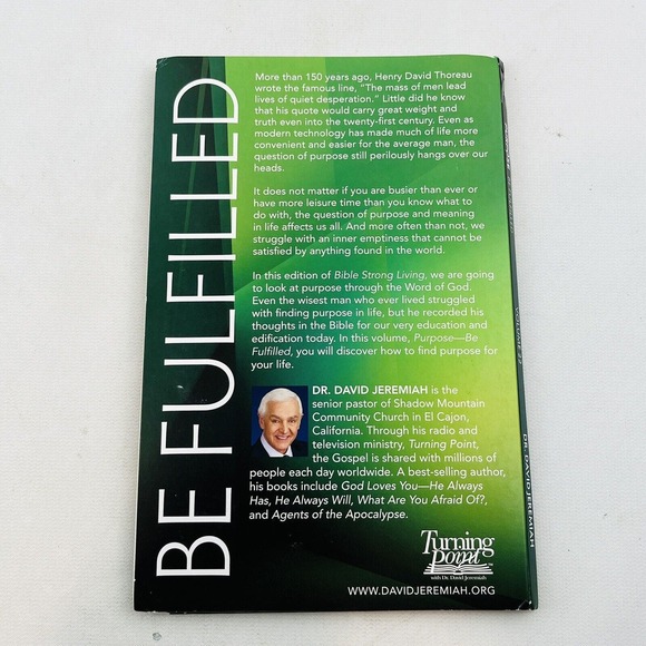 BibleStrong Volume 22 Purpose CD‎ & Booklet Dr. David Jeremiah Living Library - Picture 3 of 3